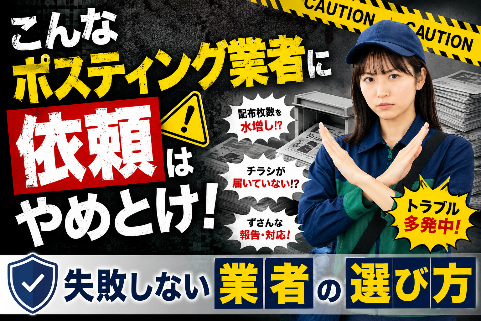 ポスティング やめとけ