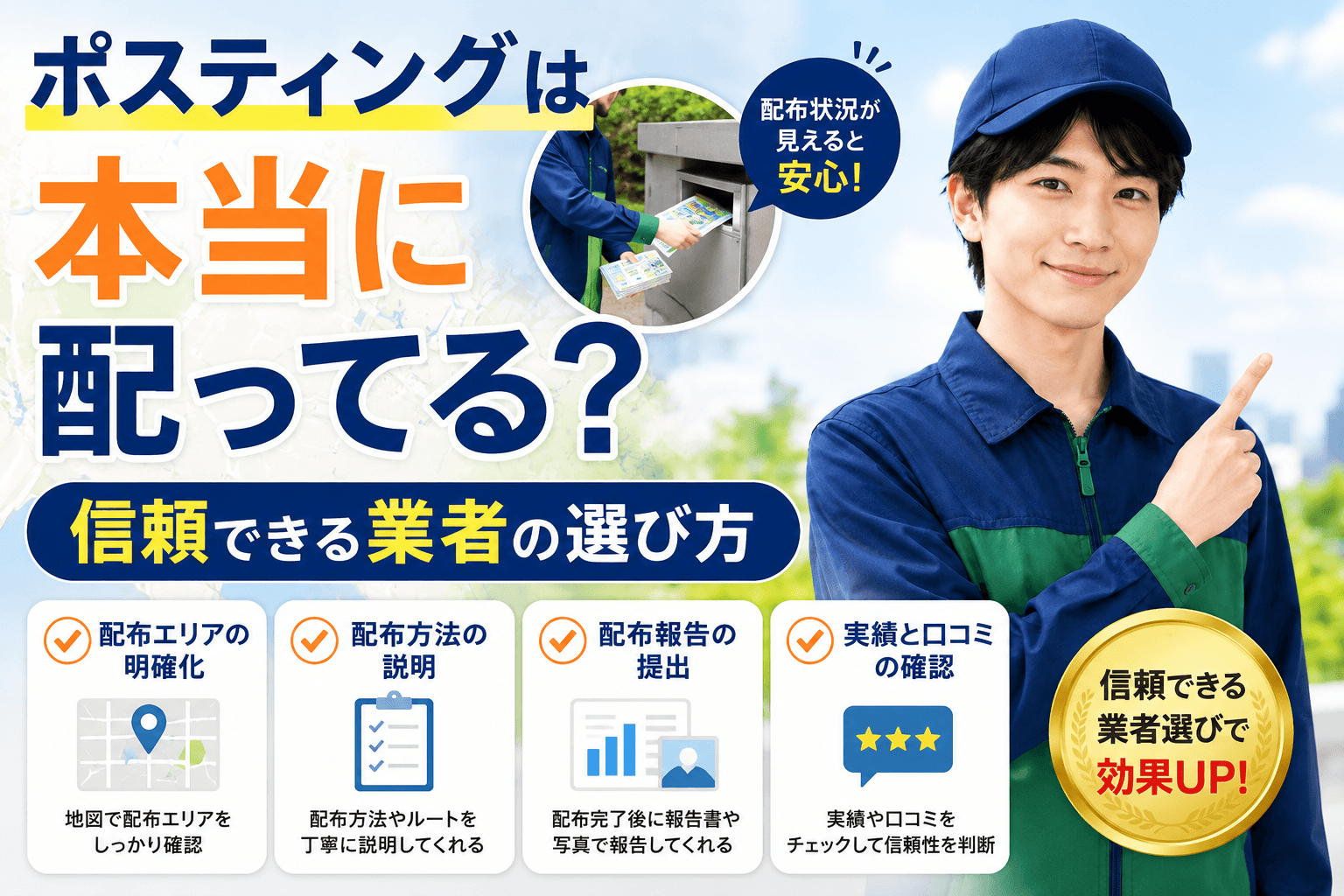 ポスティング 本当に配ってる
