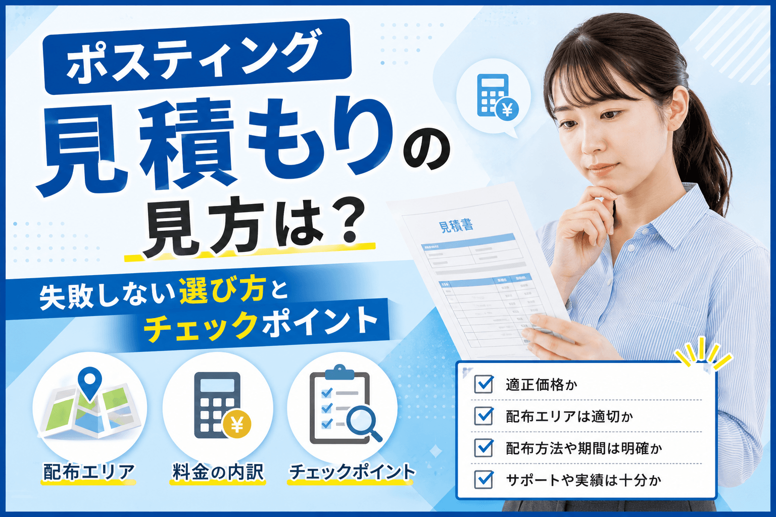ポスティング 見積もり