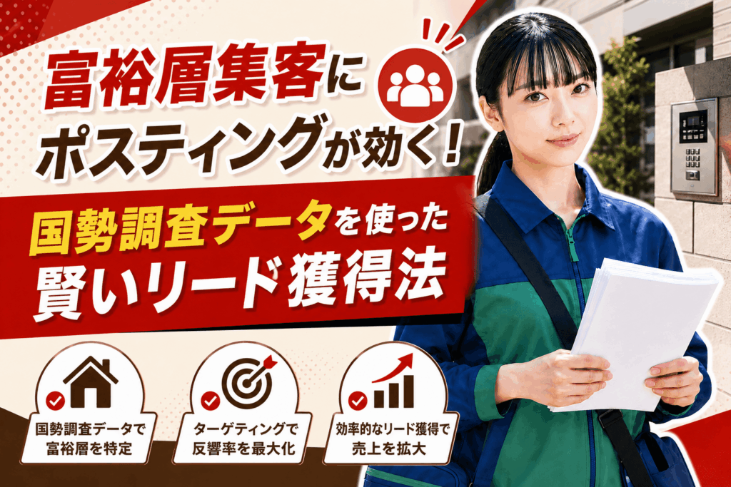 富裕層 ポスティング
