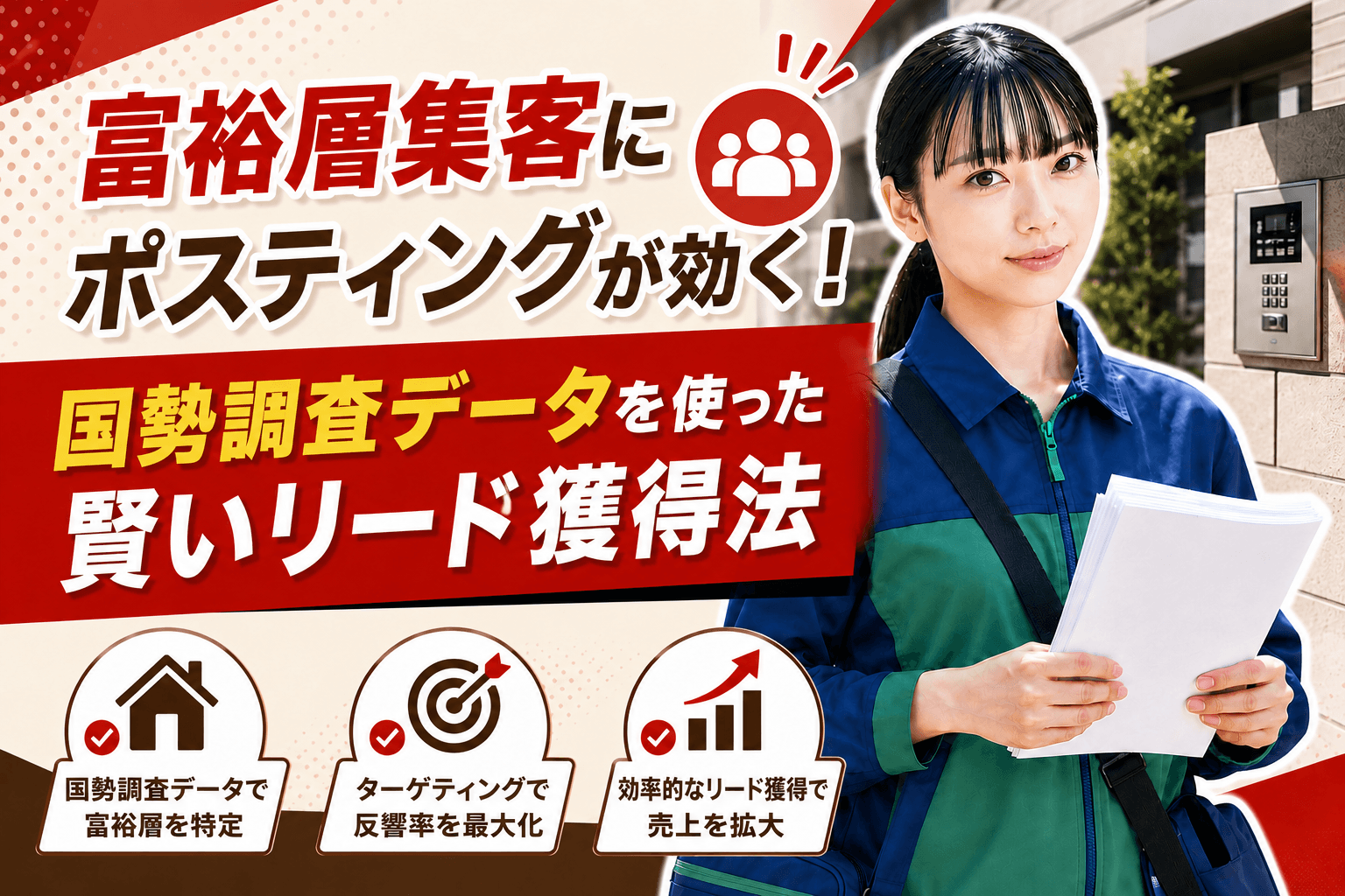 富裕層 ポスティング