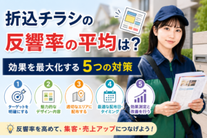 折込チラシ反響率