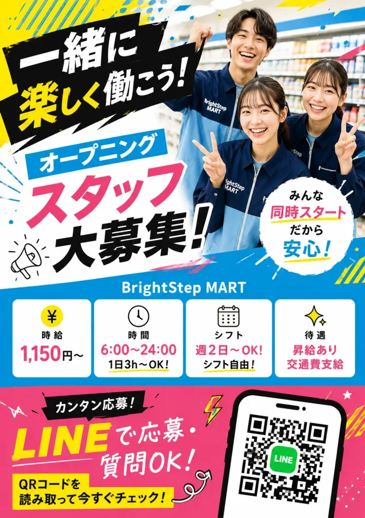 求人チラシデザイン