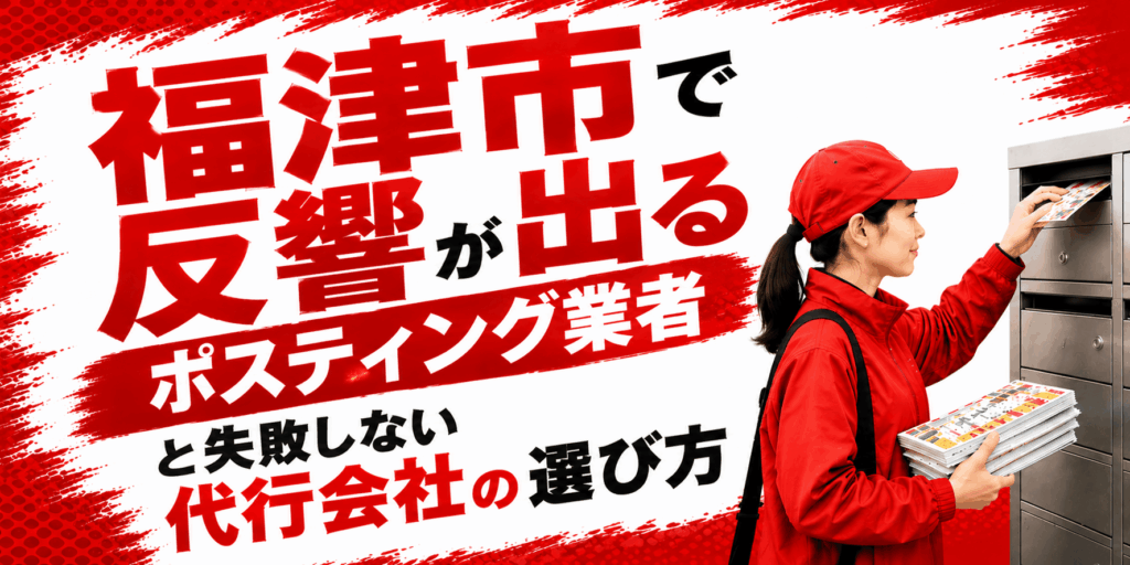 福津 ポスティング
