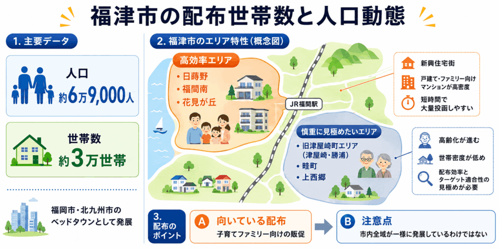 福津市 ポスティングデータ