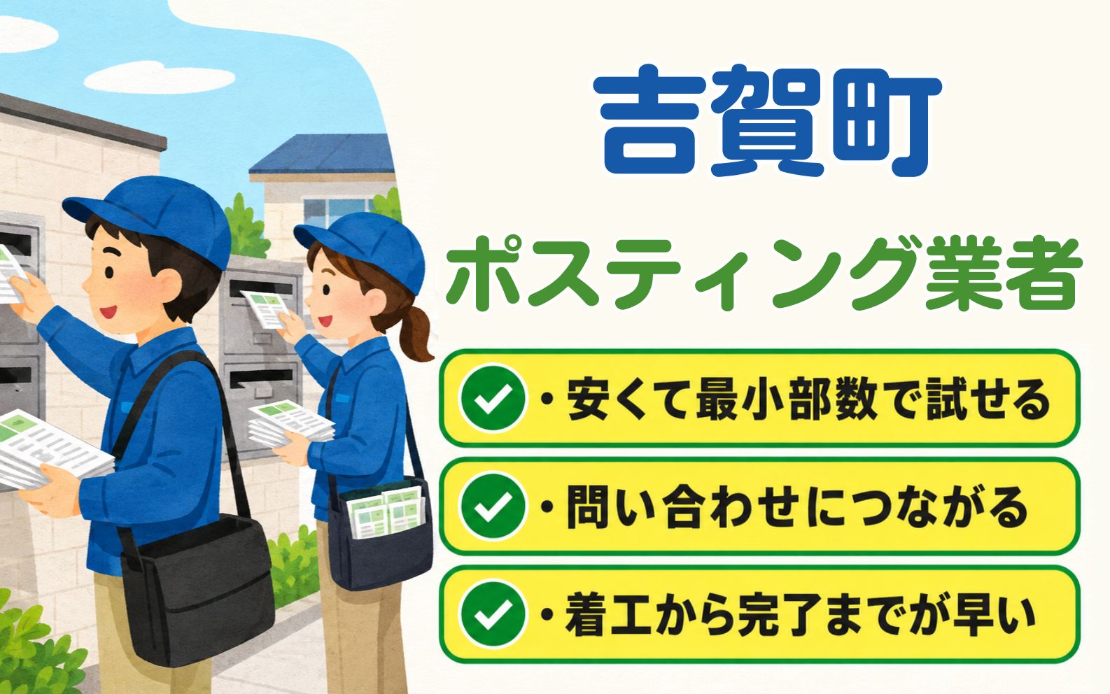 吉賀町 ポスティング業者