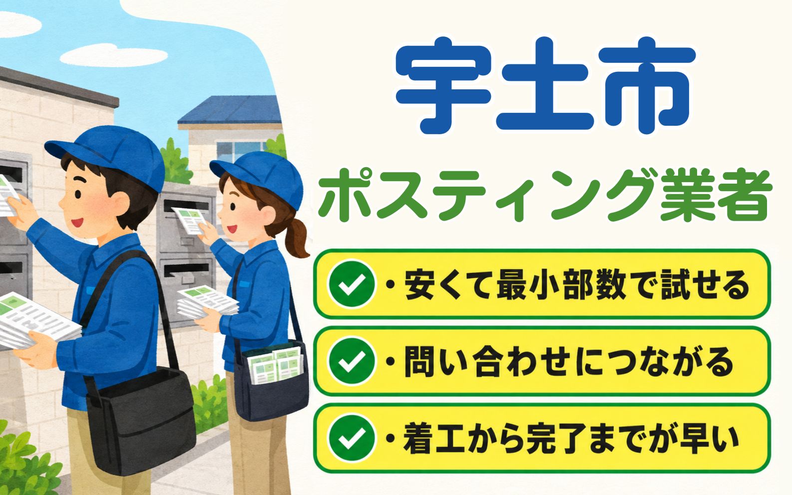 宇土市 ポスティング業者